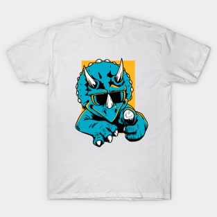 Cool AF Triceratops | Jurassic Smiles T-Shirt